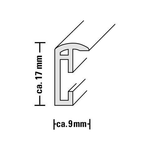 Madrid, 30 x 45, Argento, 30 cm, 45 cm, 1,7 cm, Plastica - Foto 1